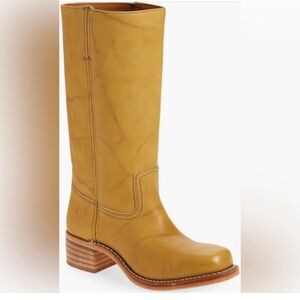 Frye Campus 14L Banana Leather Knee Boots 8